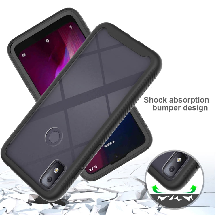 Custodia protettiva antiurto PC TPU per T-Mobile REVVL 4 e 4+