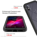 Custodia protettiva antiurto PC TPU per T-Mobile REVVL 4 e 4+