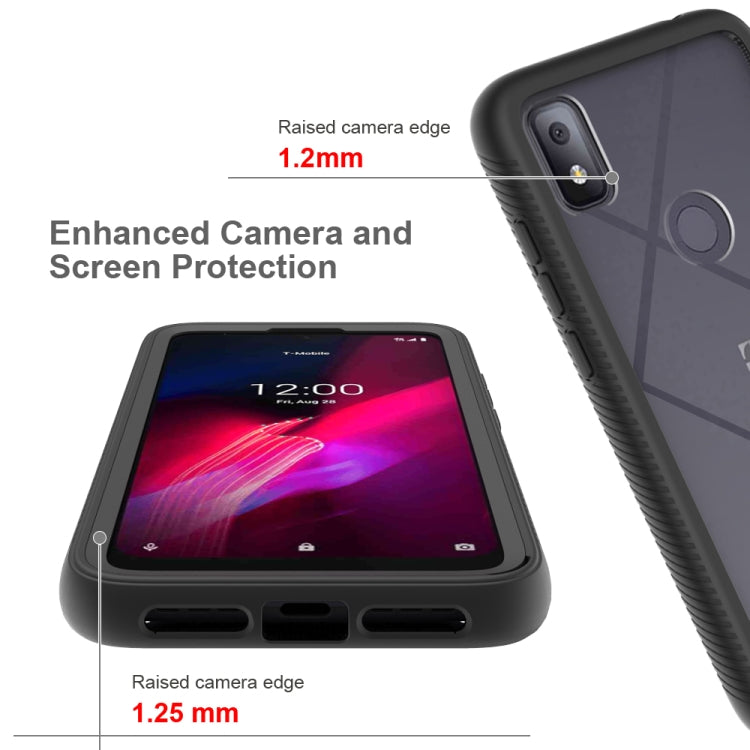 Custodia protettiva antiurto PC TPU per T-Mobile REVVL 4 e 4+