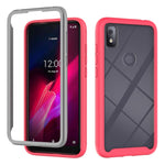 Custodia protettiva antiurto PC TPU per T-Mobile REVVL 4 e 4+