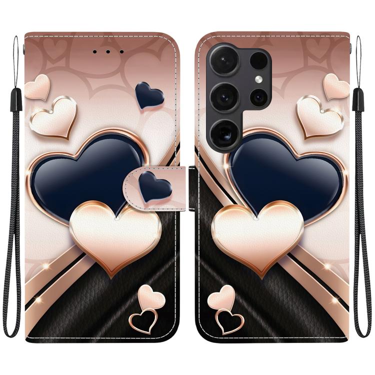 Custodia in pelle con texture cristallina e porta carte per Samsung Galaxy S24