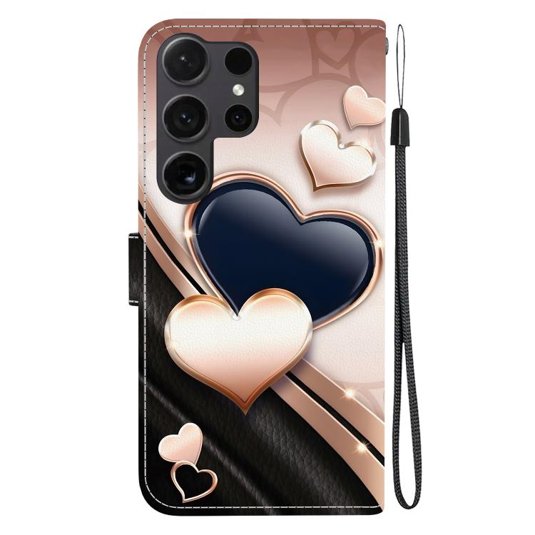 Custodia in pelle con texture cristallina e porta carte per Samsung Galaxy S24