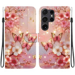 Custodia in pelle con texture cristallina e porta carte per Samsung Galaxy S24
