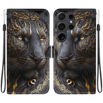 Custodia in pelle con texture cristallina e porta carte per Samsung Galaxy S24