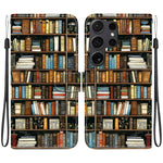 Custodia in pelle con texture cristallina e porta carte per Samsung Galaxy S24