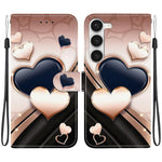 Custodia in pelle con texture cristallina per Samsung Galaxy S23 Ultra e S23+ 5G