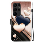 Custodia in pelle con texture cristallina per Samsung Galaxy S23 Ultra e S23+ 5G