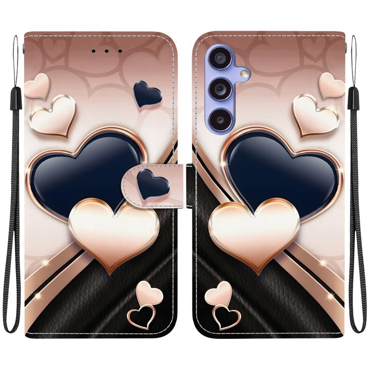 Custodia in pelle con texture cristallina e porta carte per Samsung Galaxy S24