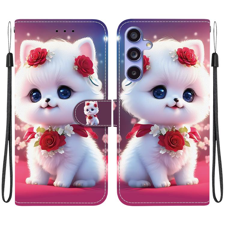 Custodia in pelle con texture cristallina e porta carte per Samsung Galaxy S24