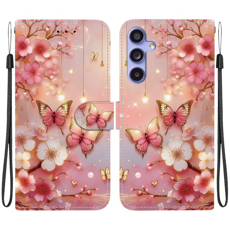 Custodia in pelle con texture cristallina e porta carte per Samsung Galaxy S24