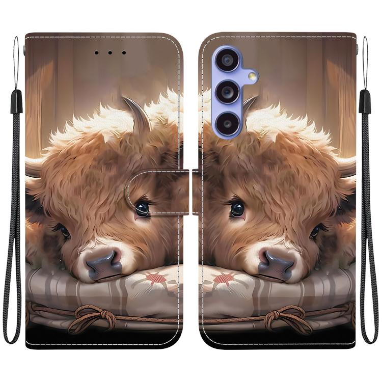 Custodia in pelle con texture cristallina e porta carte per Samsung Galaxy S24