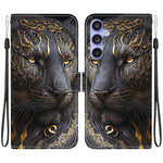 Custodia in pelle con texture cristallina e porta carte per Samsung Galaxy S24