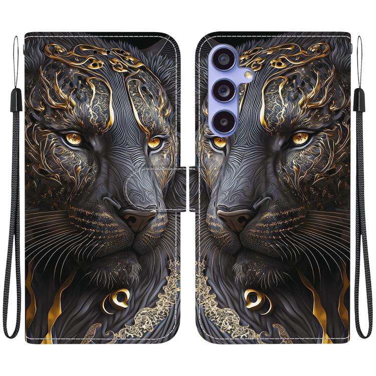 Custodia in pelle con texture cristallina e porta carte per Samsung Galaxy S24
