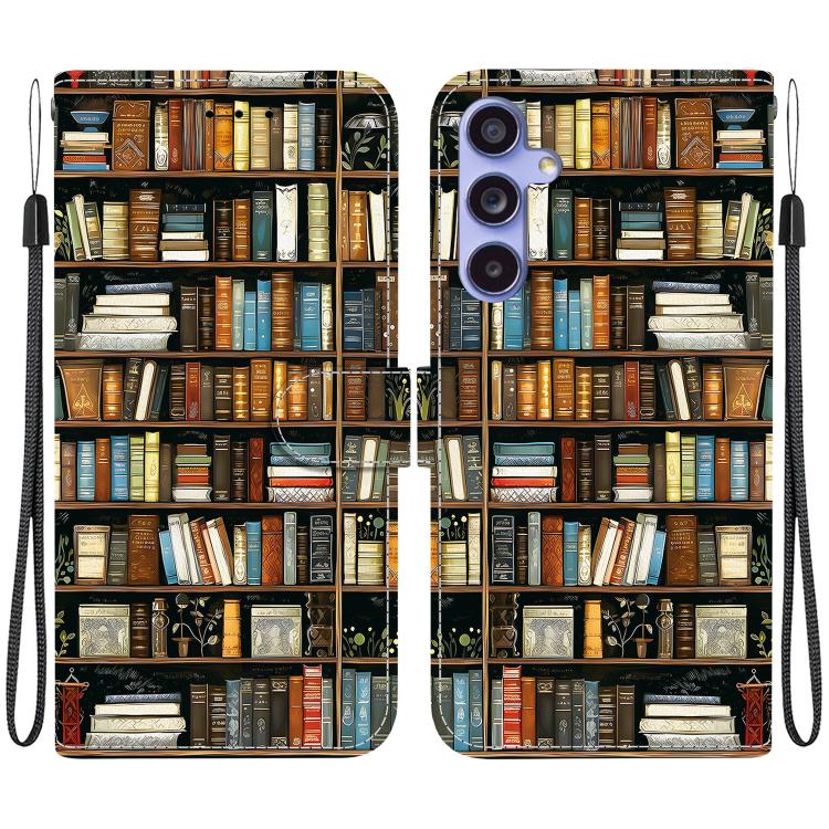 Custodia in pelle con texture cristallina e porta carte per Samsung Galaxy S24