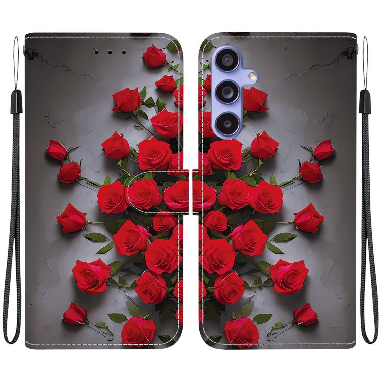 Custodia in pelle con texture cristallina e porta carte per Samsung Galaxy S24