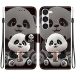 Custodia in pelle con texture cristallina per Samsung Galaxy S23 5G e S20 FE