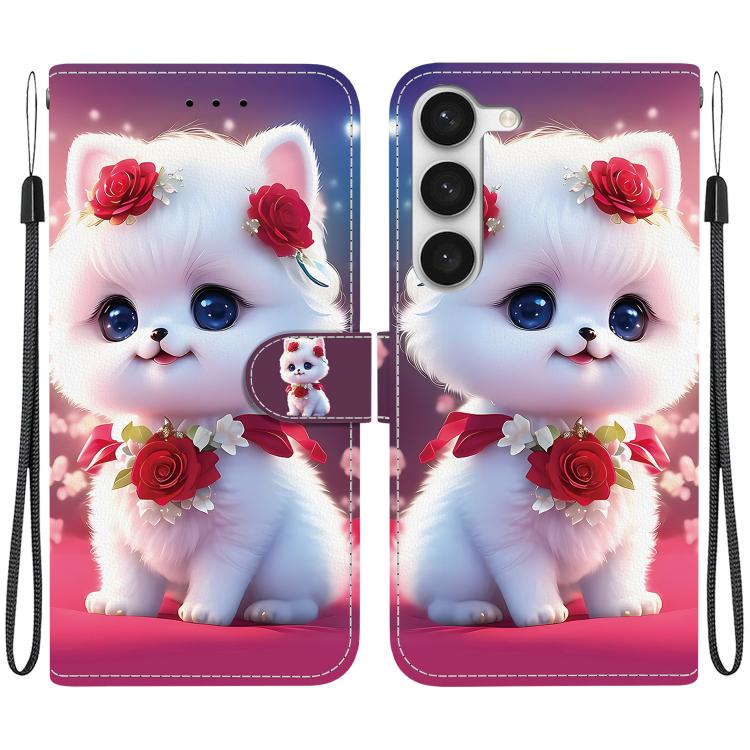 Custodia in pelle con texture cristallina per Samsung Galaxy S23 5G e S20 FE