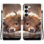 Custodia in pelle con texture cristallina per Samsung Galaxy S23 5G e S20 FE