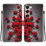 Custodia in pelle con texture cristallina per Samsung Galaxy S23 5G e S20 FE