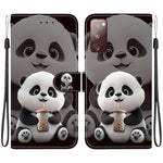 Custodia in pelle con texture cristallina per Samsung Galaxy S23 5G e S20 FE