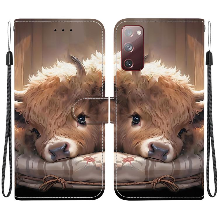Custodia in pelle con texture cristallina per Samsung Galaxy S23 5G e S20 FE