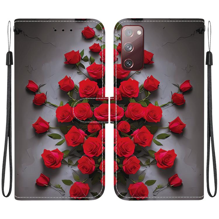 Custodia in pelle con texture cristallina per Samsung Galaxy S23 5G e S20 FE