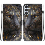 Custodia in pelle con texture cristallina e disegno colorato per Galaxy S26 FE e