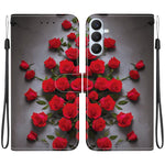 Custodia in pelle con texture cristallina e disegno colorato per Galaxy S26 FE e