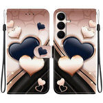Custodia in pelle con texture cristallina e disegno colorato per Galaxy S26 FE e