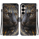 Custodia in pelle con texture cristallina e disegno colorato per Galaxy S26 FE e