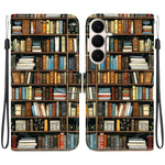 Custodia in pelle con texture cristallina e disegno colorato per Galaxy S26 FE e