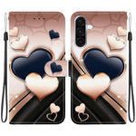 Custodia in pelle con texture cristallina per Galaxy A57 e A37 5G