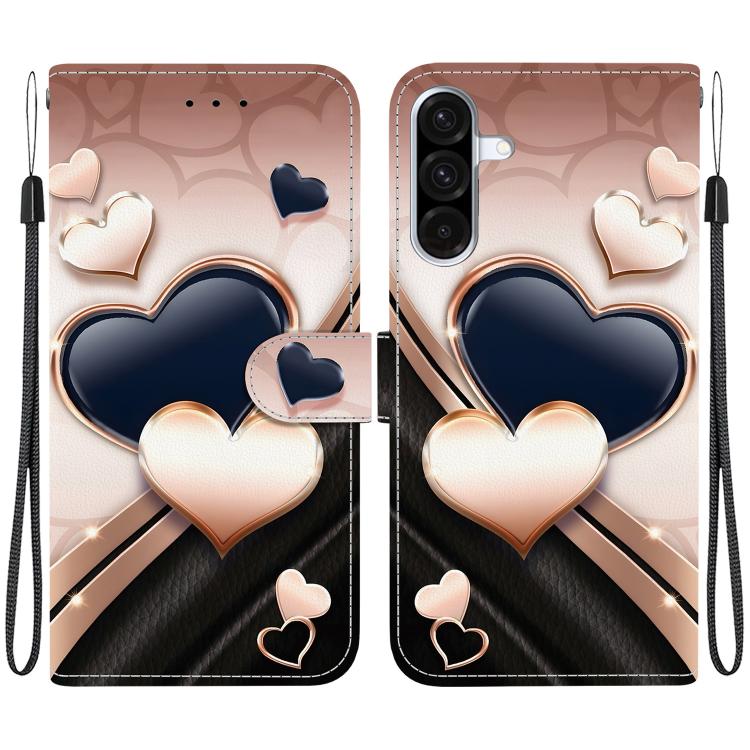 Custodia in pelle con texture cristallina per Galaxy A57 e A37 5G