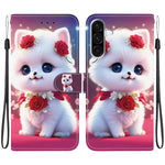 Custodia in pelle con texture cristallina per Galaxy A57 e A37 5G