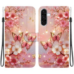 Custodia in pelle con texture cristallina per Galaxy A57 e A37 5G