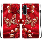 Custodia in pelle con texture cristallina per Galaxy A57 e A37 5G