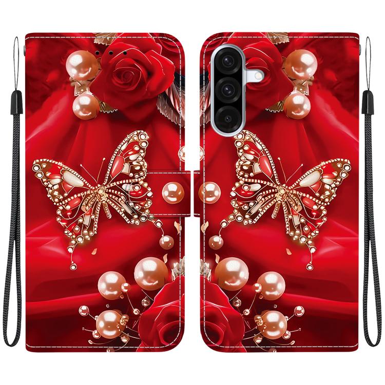 Custodia in pelle con texture cristallina per Galaxy A57 e A37 5G