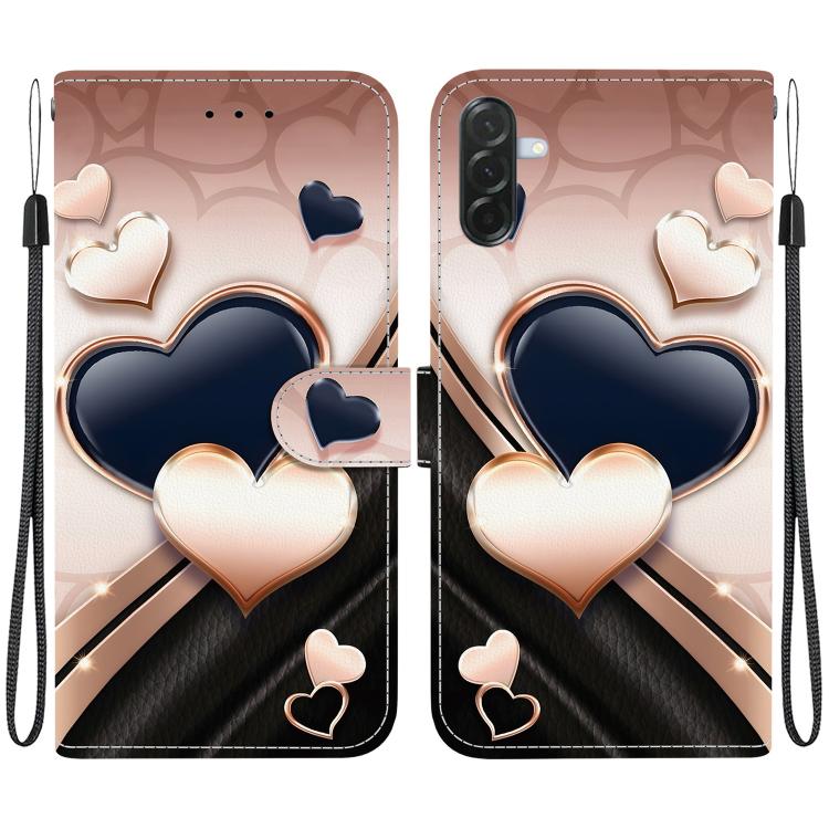 Custodia in pelle con texture cristallina per Galaxy A57 e A37 5G