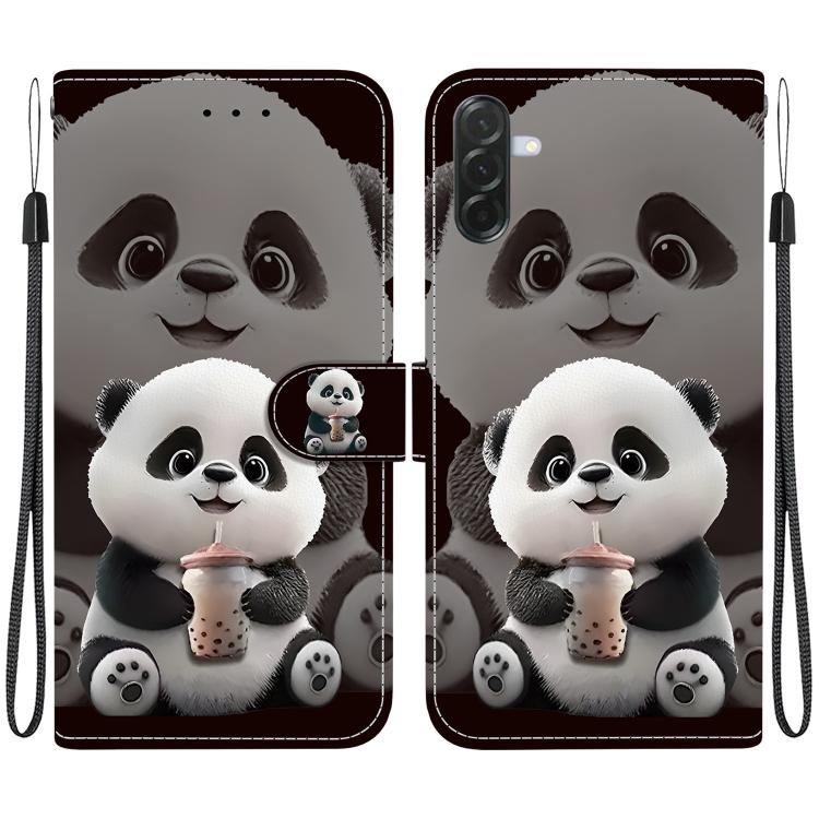 Custodia in pelle con texture cristallina per Galaxy A57 e A37 5G