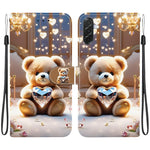 Custodia in pelle con texture cristallina per Galaxy A57 e A37 5G
