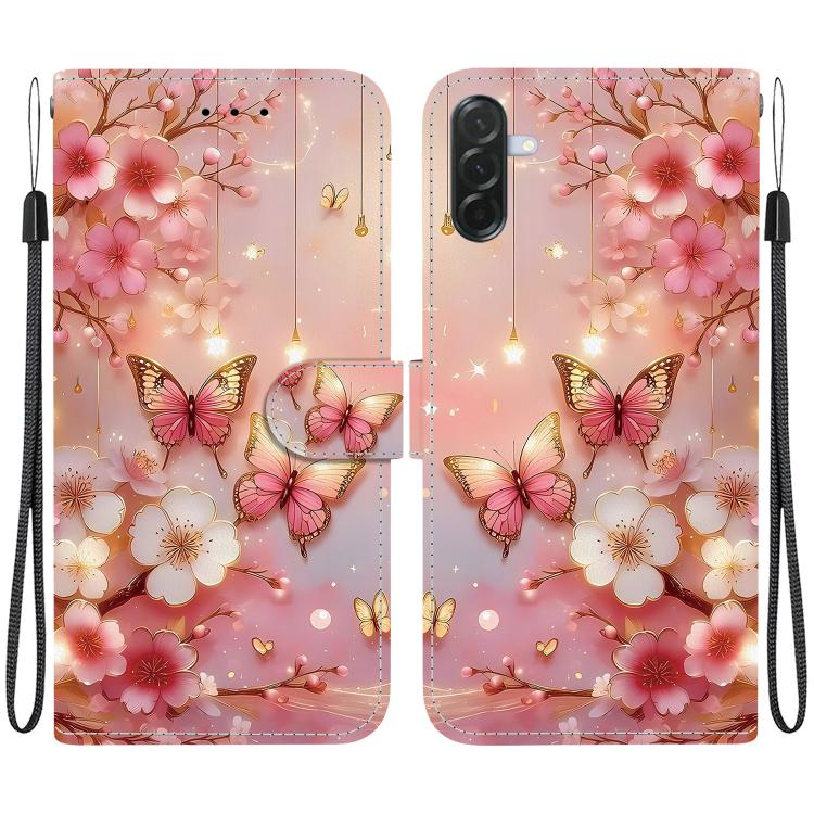 Custodia in pelle con texture cristallina per Galaxy A57 e A37 5G