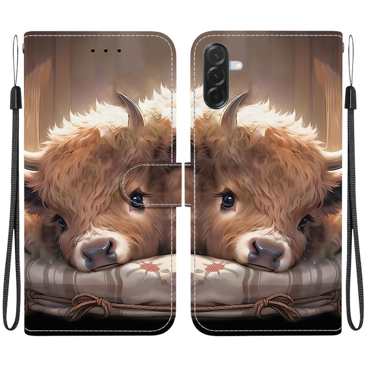 Custodia in pelle con texture cristallina per Galaxy A57 e A37 5G
