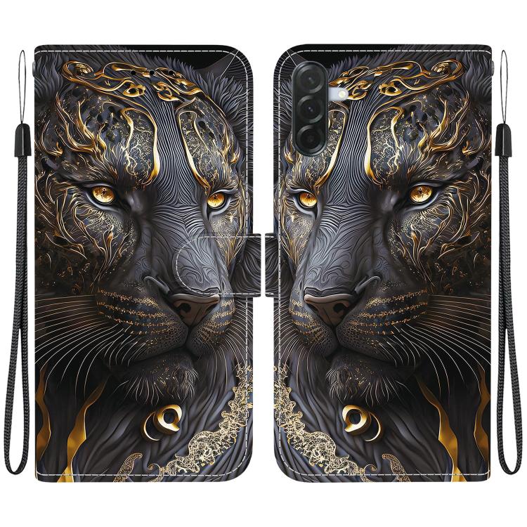 Custodia in pelle con texture cristallina per Galaxy A57 e A37 5G