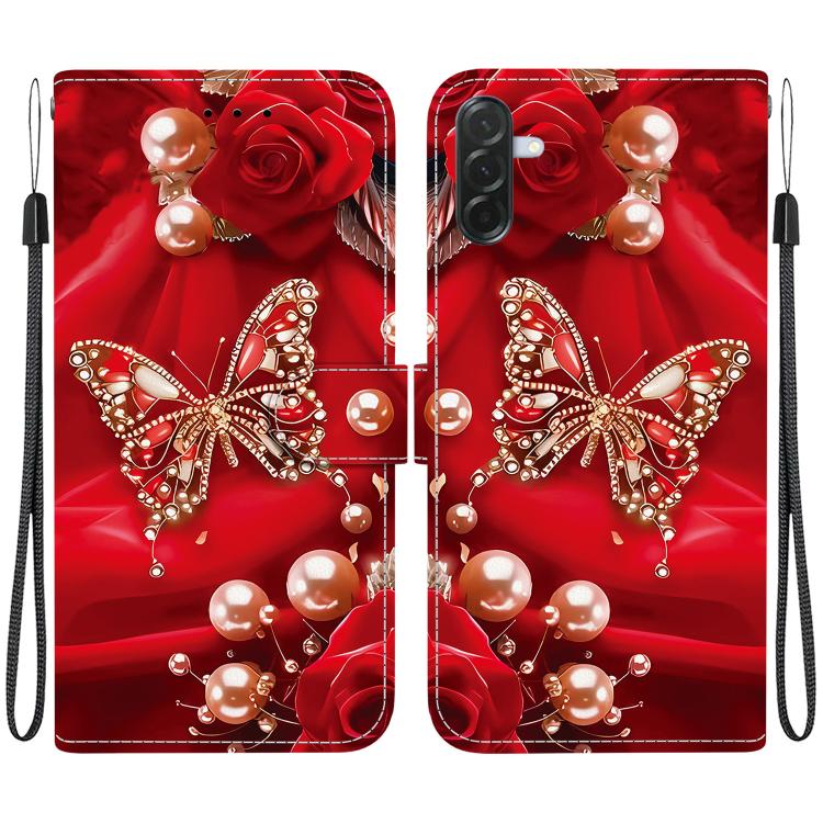 Custodia in pelle con texture cristallina per Galaxy A57 e A37 5G