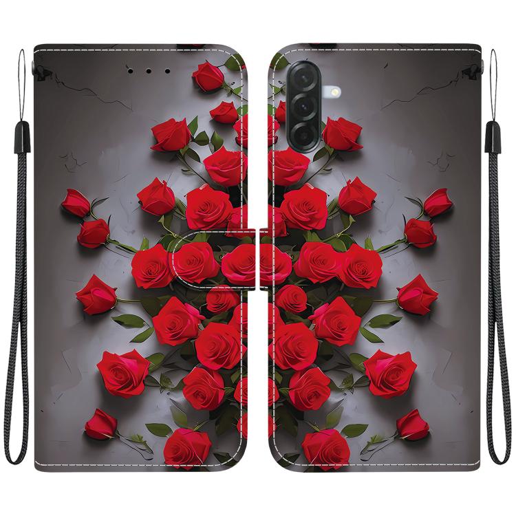 Custodia in pelle con texture cristallina per Galaxy A57 e A37 5G