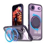 Custodia per telefono Kalebol con supporto magnetico MagSafe girevole a 360 gradi., For iPhone 17, For iPhone Air, For iPhone 16 Plus