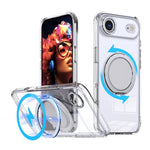 Custodia per telefono Kalebol con supporto magnetico MagSafe girevole a 360 gradi., For iPhone 17, For iPhone Air, For iPhone 16 Plus