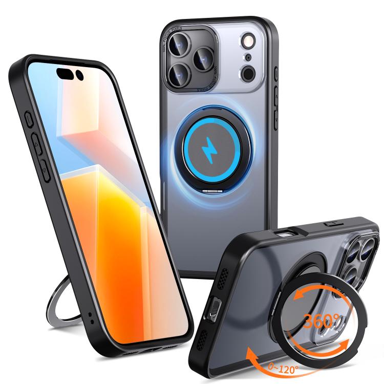 Custodia per telefono Kalebol con supporto magnetico MagSafe girevole a 360 gradi., For iPhone 18 Pro, For iPhone 18 Pro Max