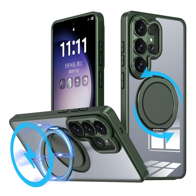 Custodia Kalebol con supporto magnetico MagSafe girevole per Galaxy S26+ e S26