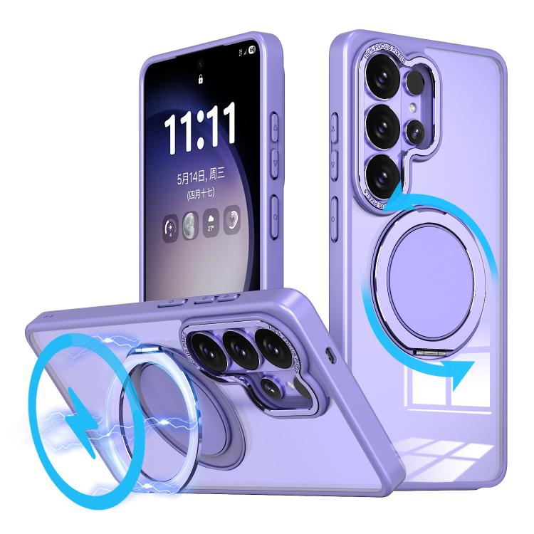 Custodia Kalebol con supporto magnetico MagSafe girevole per Galaxy S26+ e S26